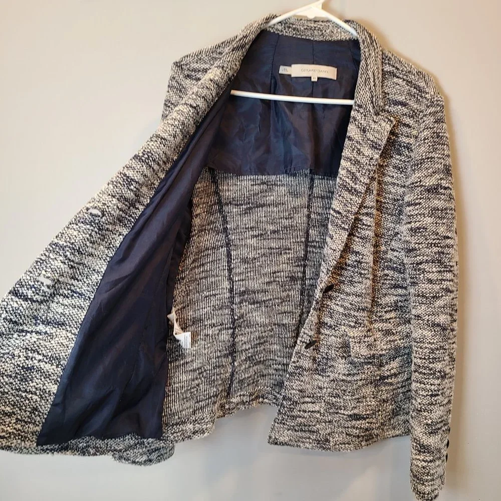 Gerard Darel Blazer Blue Womens 14